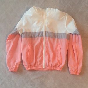 90s light pink bomber jacket